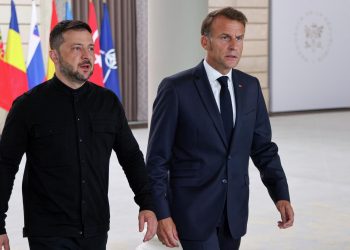 Макрон та Зеленський.