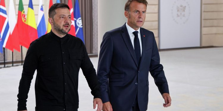 Макрон та Зеленський.