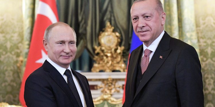 Путін та Ердоган.