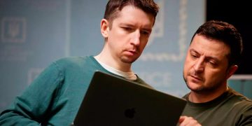 Дмитро Литвин і Володимир Зеленський