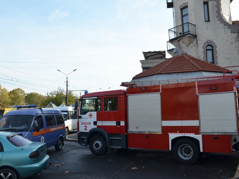 В Николаеве сгорел ресторан «Мафия» (ФОТО)